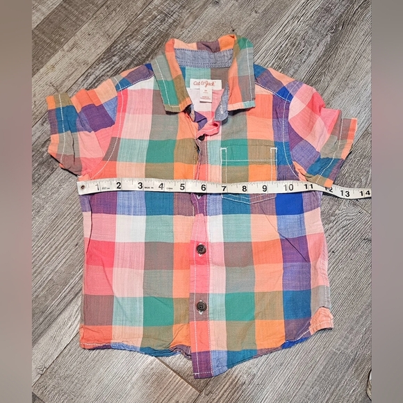 Kids Denim and Plaid Outfit Set - Picture 14 of 16